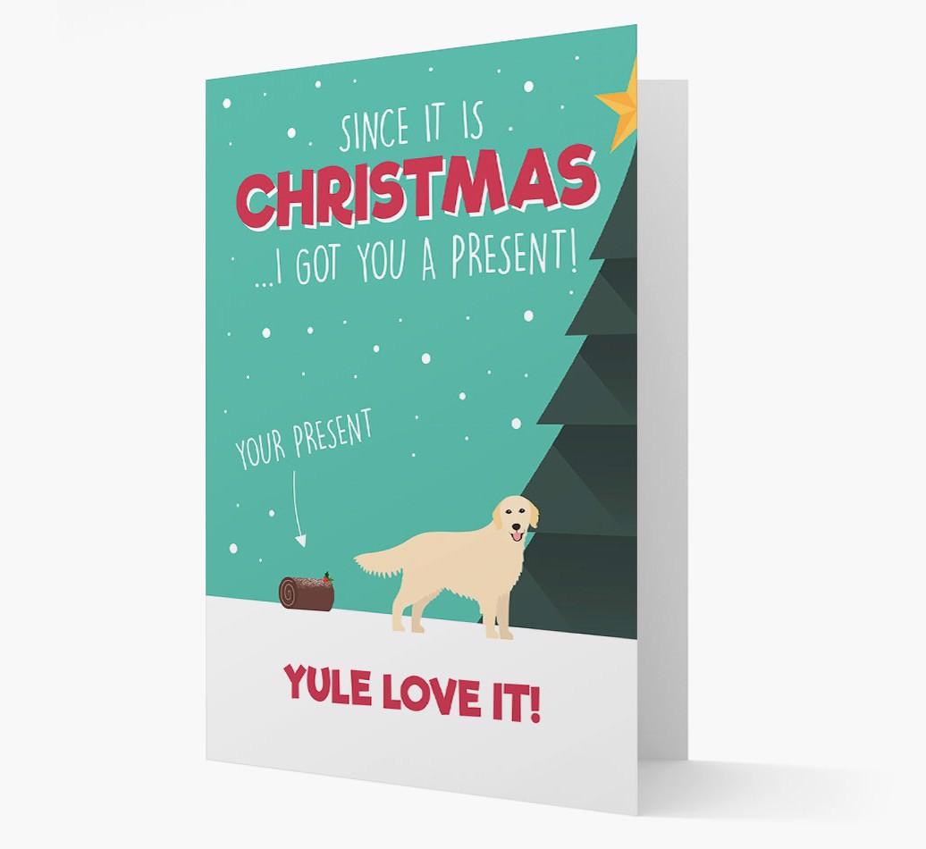 'Yule Love It' - Personalized {breedFullName} Christmas Card