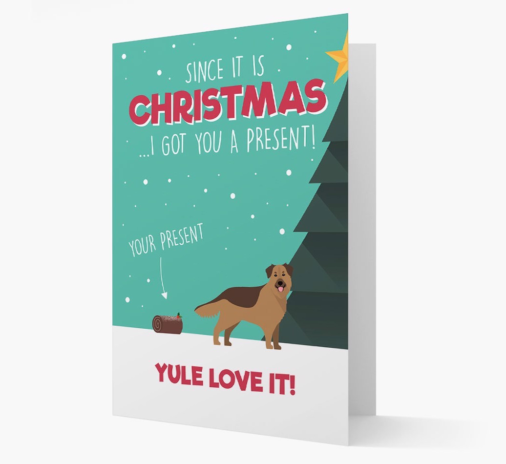 'Yule Love It' - Personalized {breedFullName} Christmas Card