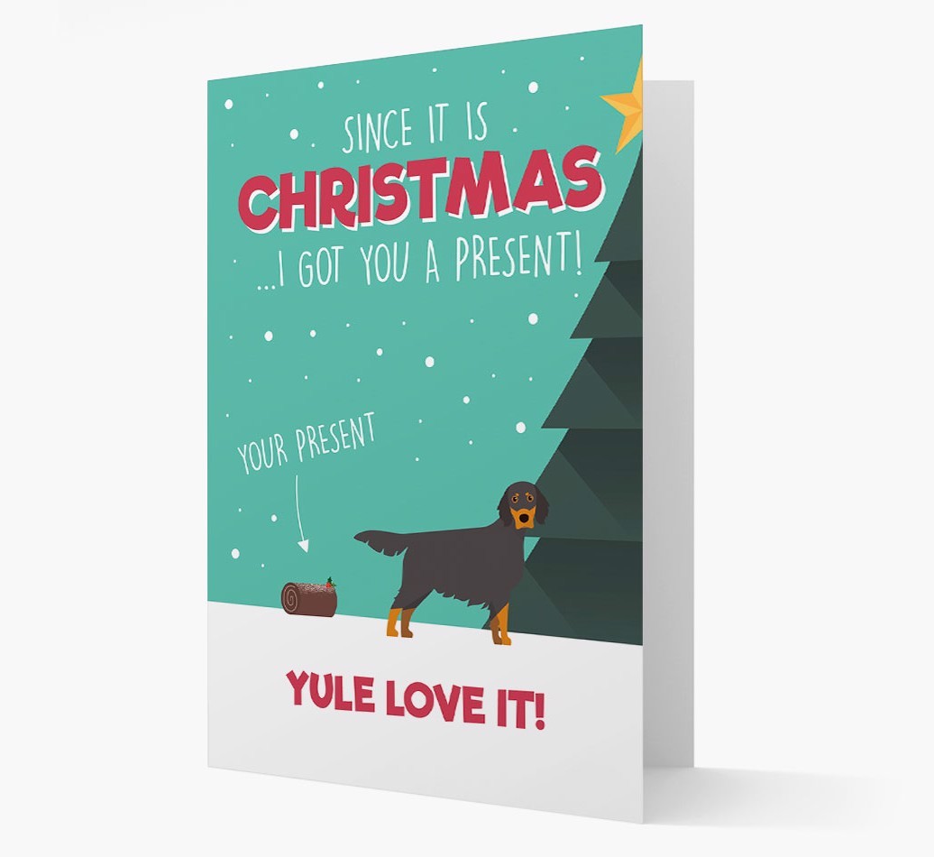'Yule Love It' - Personalized {breedFullName} Christmas Card