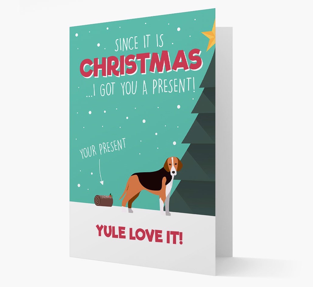 'Yule Love It' - Personalised {breedFullName} Christmas Card