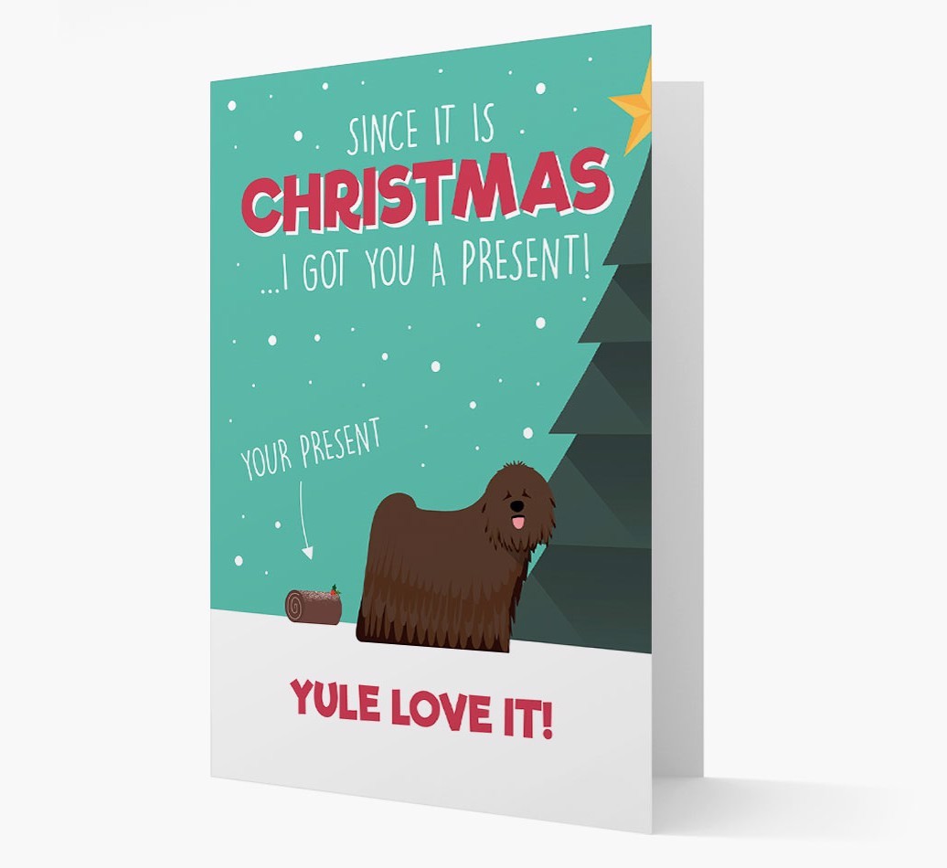 'Yule Love It' - Personalized {breedFullName} Christmas Card