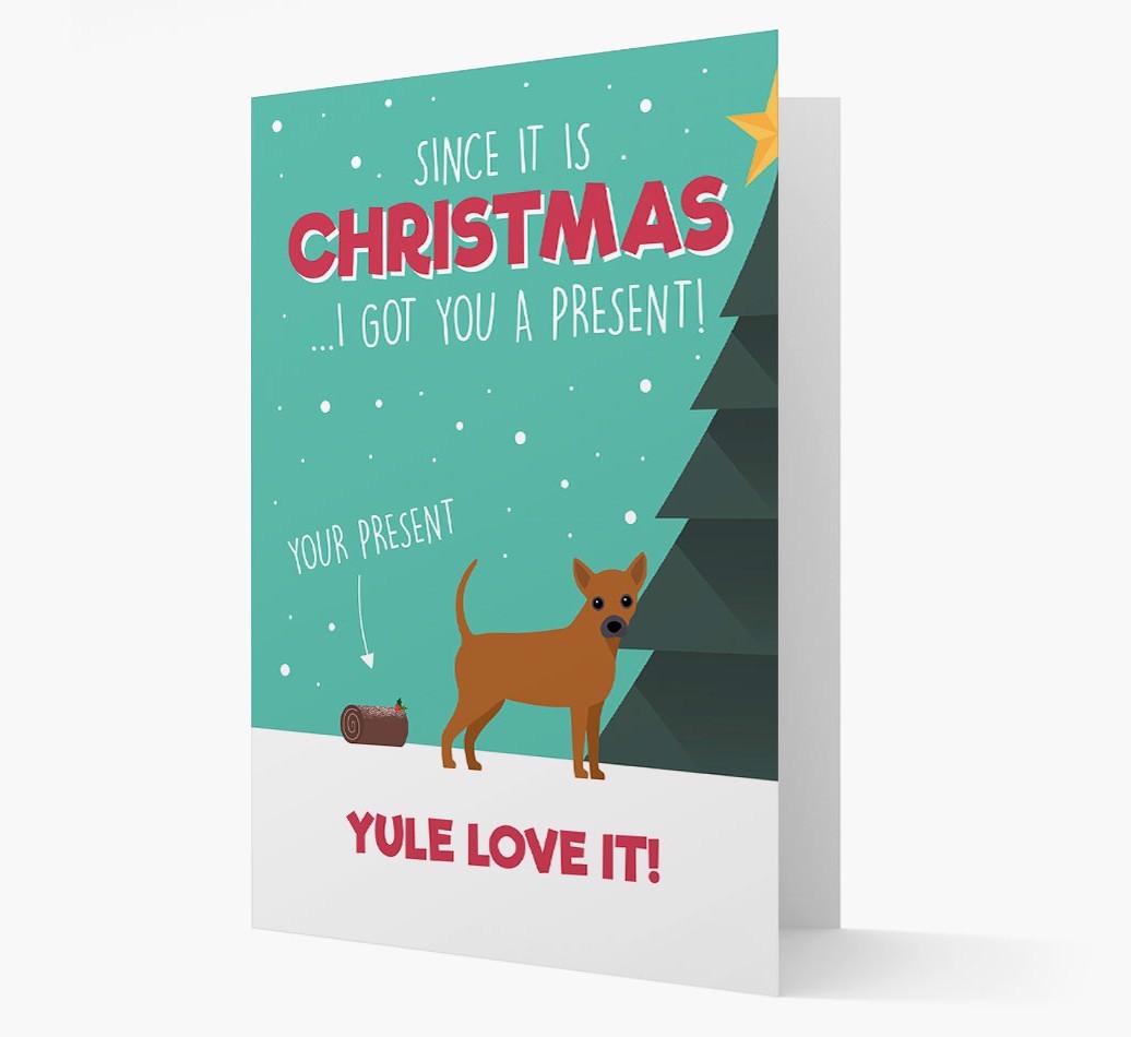 'Yule Love It' - Personalized {breedFullName} Christmas Card
