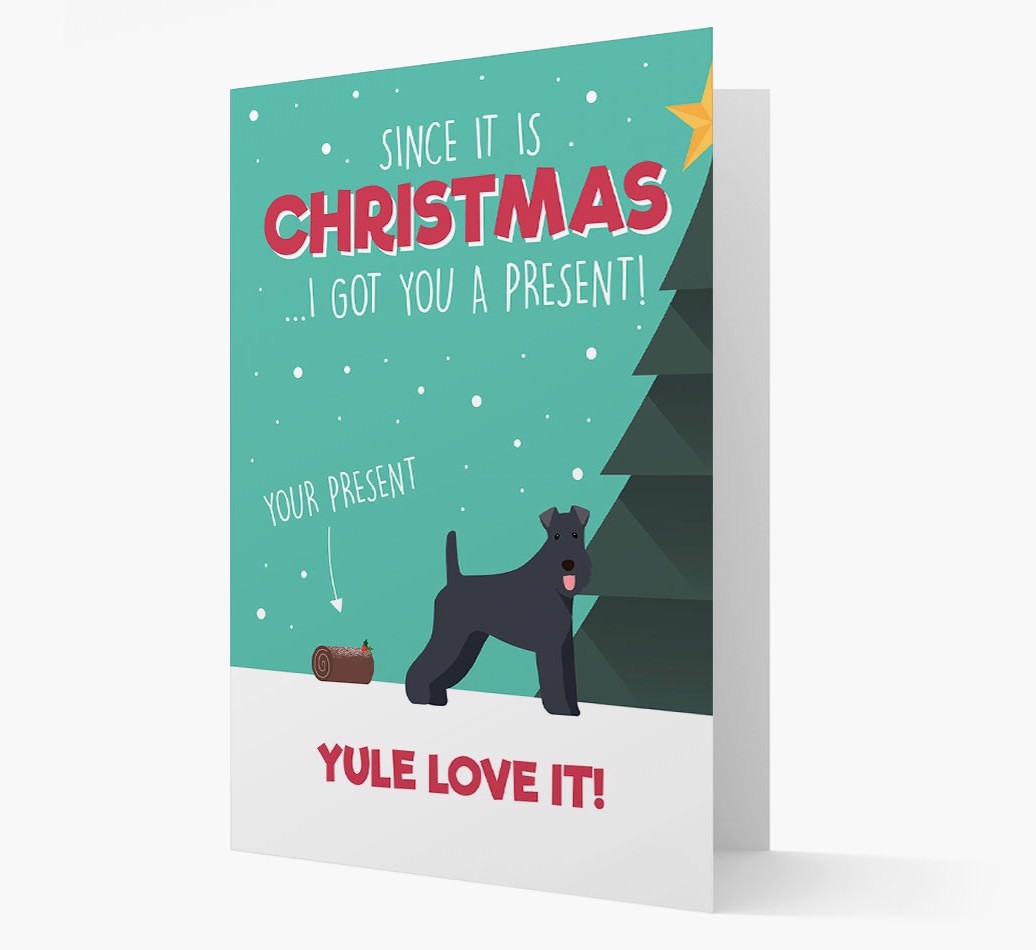 'Yule Love It' - Personalized {breedFullName} Christmas Card