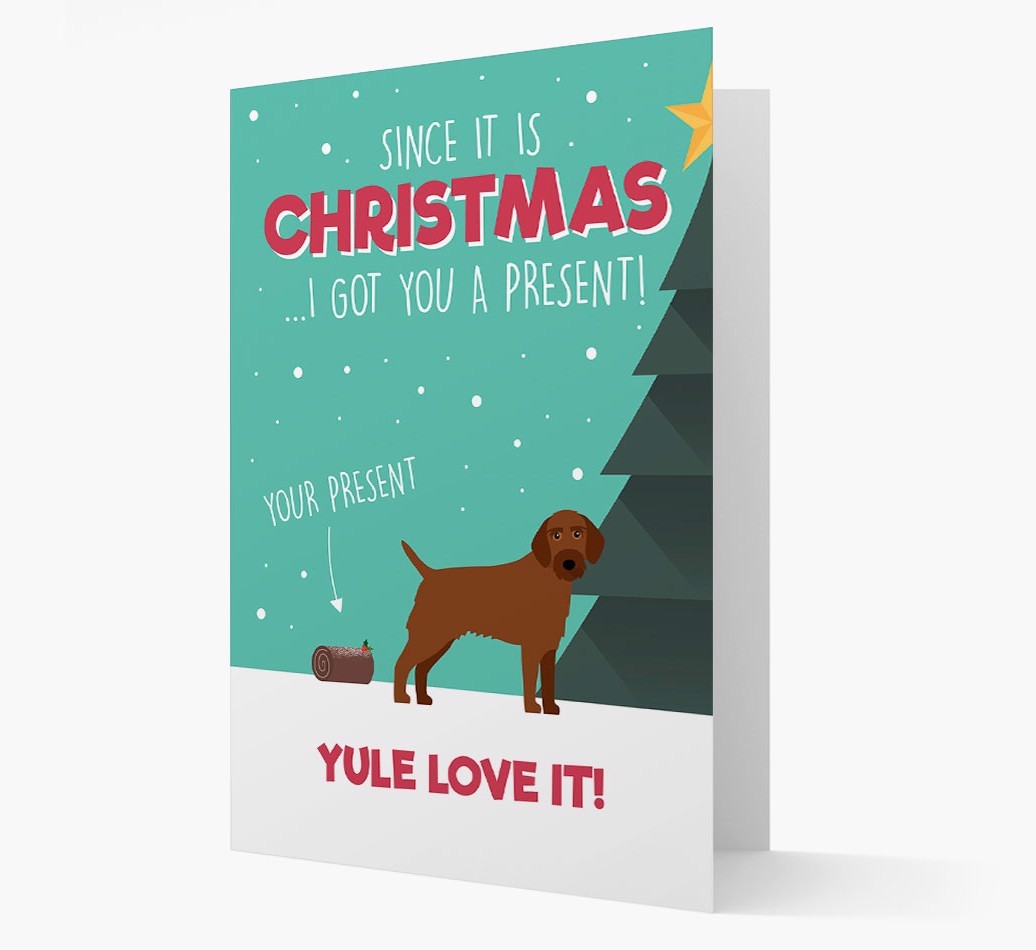 'Yule Love It' - Personalised {breedFullName} Christmas Card