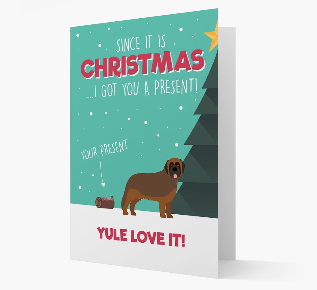'Yule Love It' - Personalized {breedFullName} Christmas Card