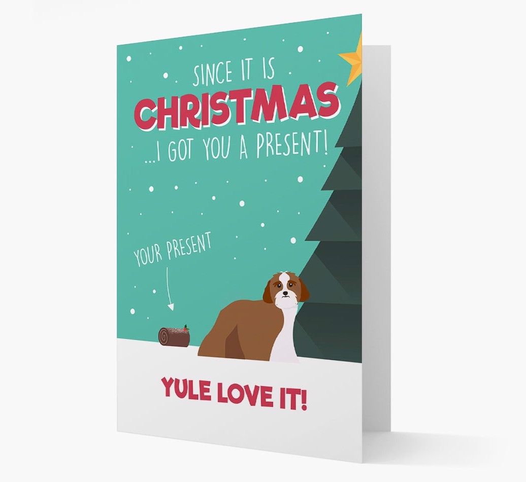 'Yule Love It' - Personalized {breedFullName} Christmas Card