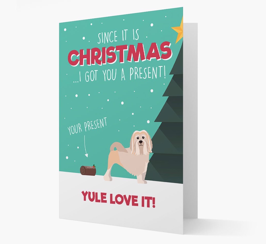 'Yule Love It' - Personalized {breedFullName} Christmas Card