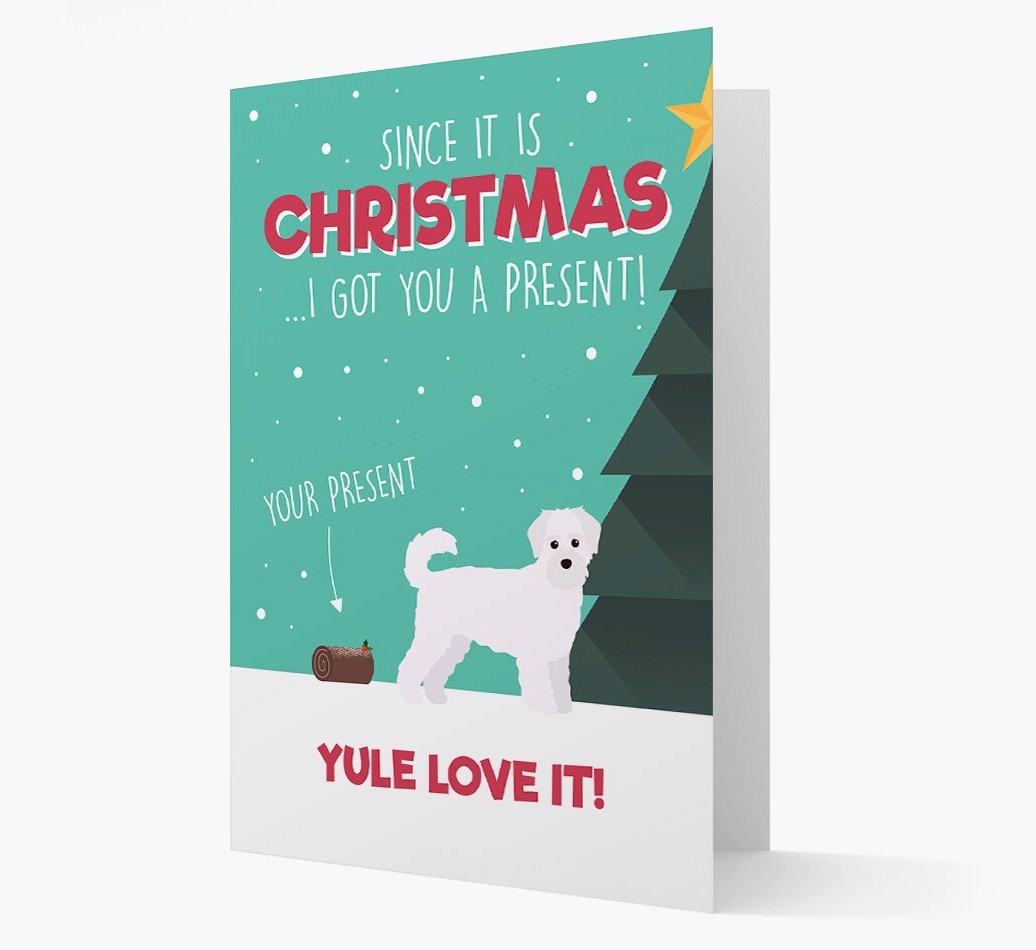 'Yule Love It' - Personalized {breedFullName} Christmas Card