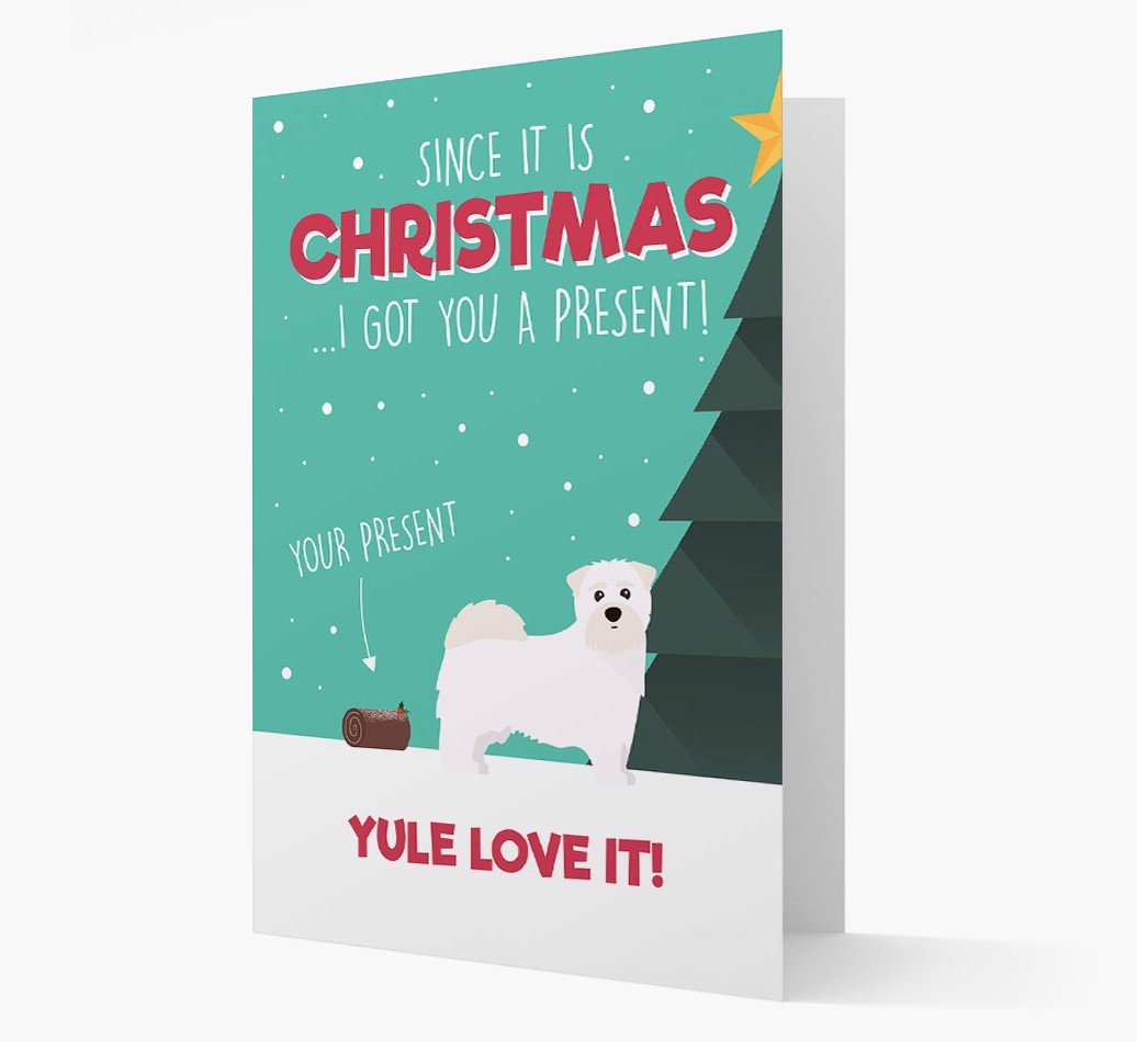 'Yule Love It' - Personalized {breedFullName} Christmas Card