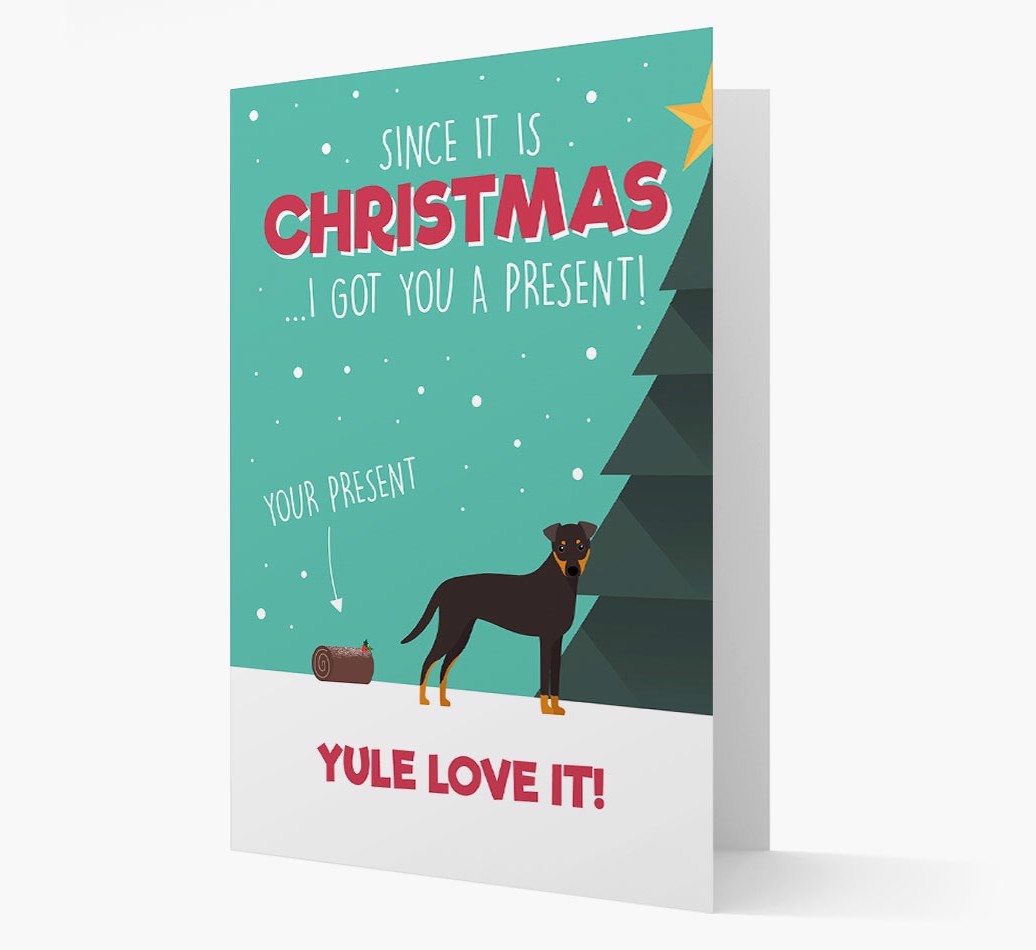 'Yule Love It' - Personalized {breedFullName} Christmas Card