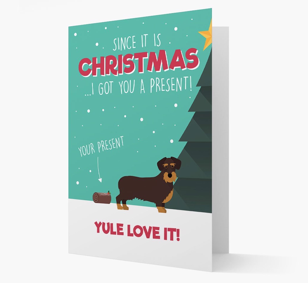 'Yule Love It' - Personalized {breedFullName} Christmas Card