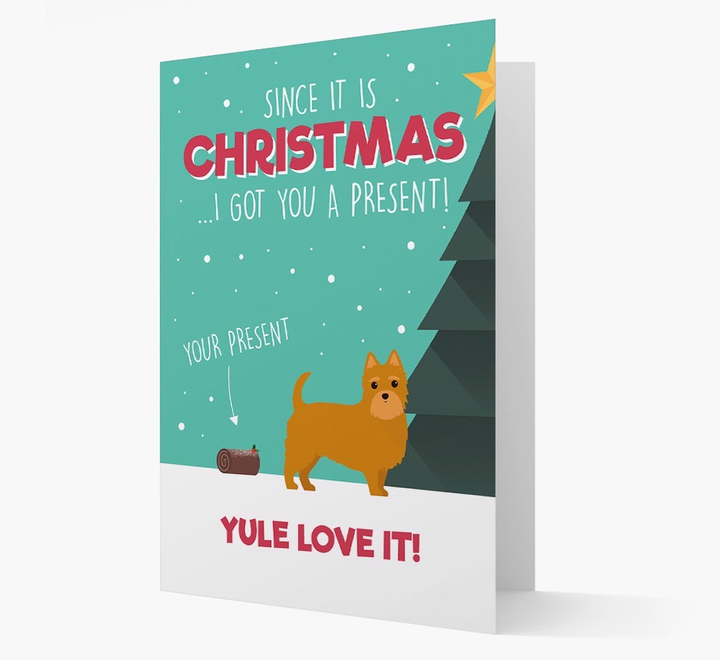 'Yule Love It' - Personalised {breedFullName} Christmas Card
