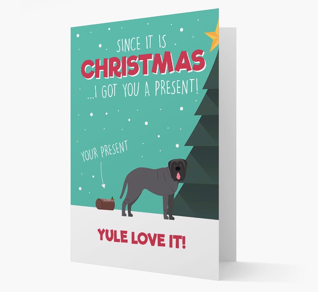 'Yule Love It' - Personalized {breedFullName} Christmas Card