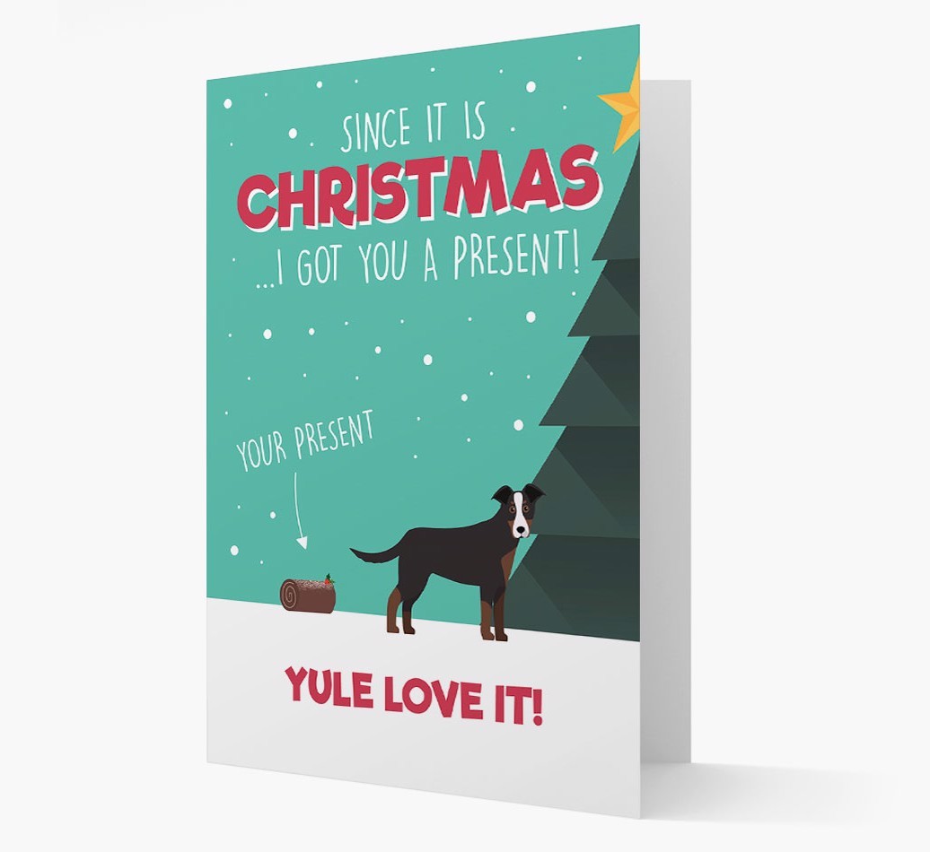'Yule Love It' - Personalized {breedFullName} Christmas Card