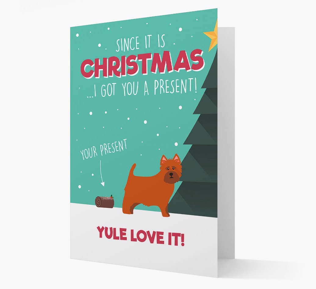 'Yule Love It' - Personalised {breedFullName} Christmas Card