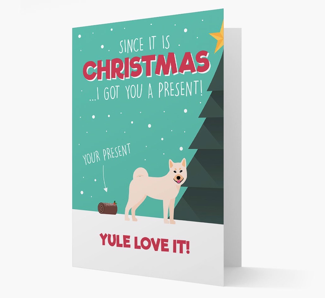 'Yule Love It' - Personalized {breedFullName} Christmas Card
