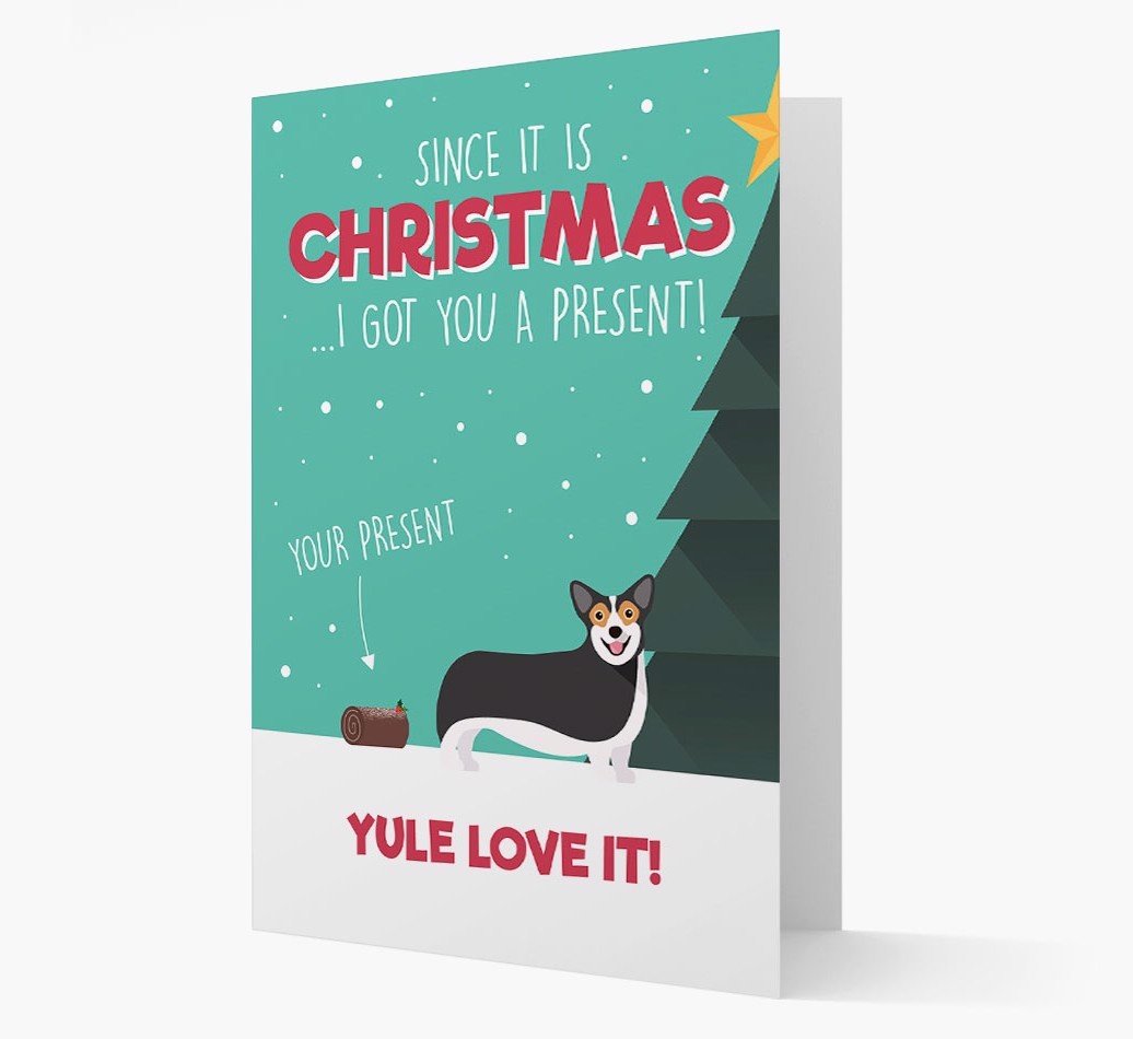 'Yule Love It' - Personalized {breedFullName} Christmas Card