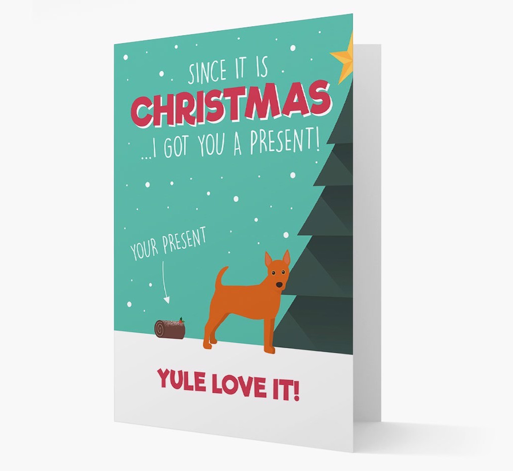 'Yule Love It' - Personalized {breedFullName} Christmas Card