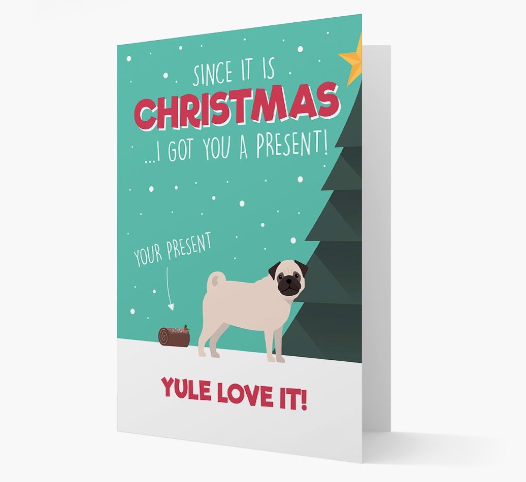 'Yule Love It' - Personalized {breedFullName} Christmas Card
