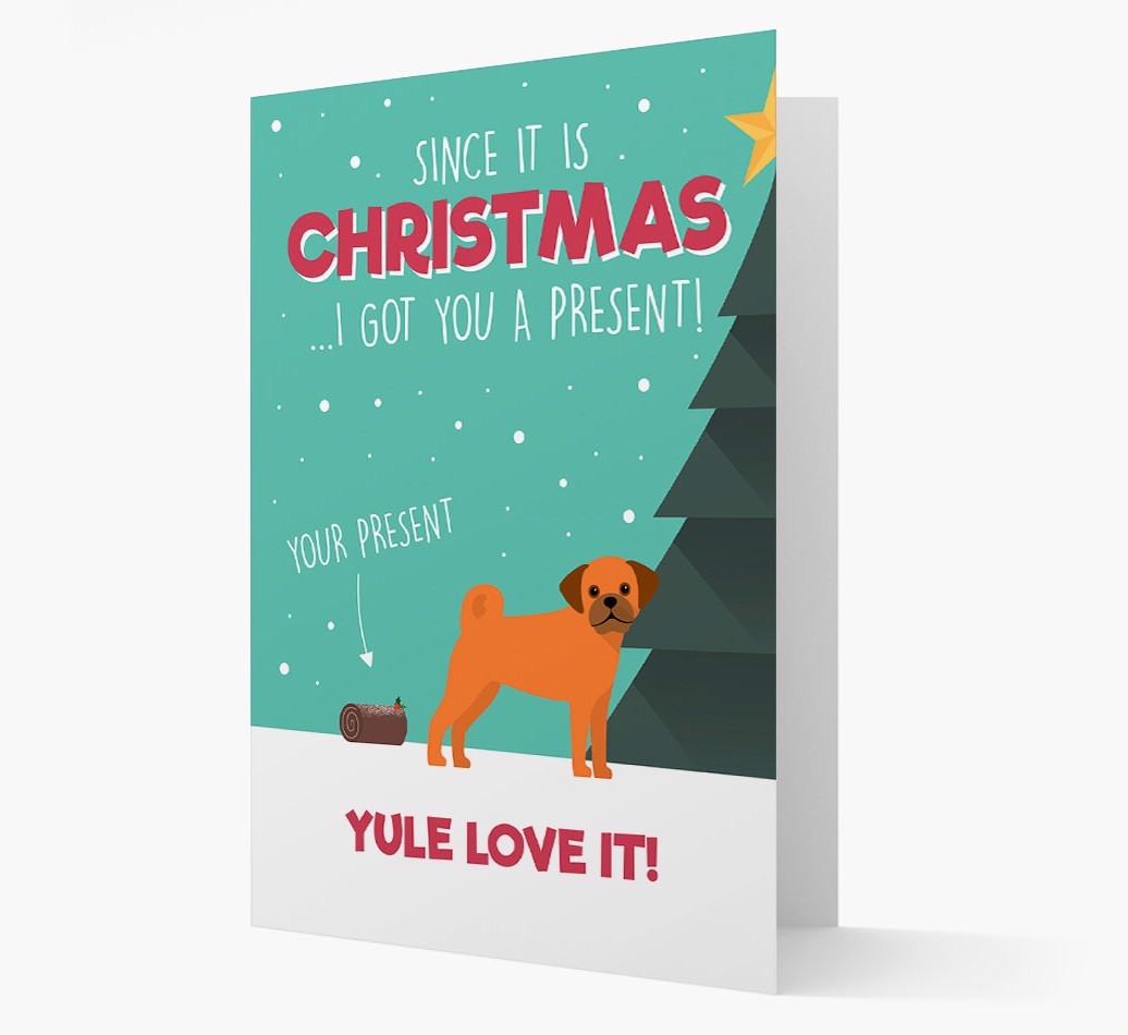 'Yule Love It' - Personalized {breedFullName} Christmas Card