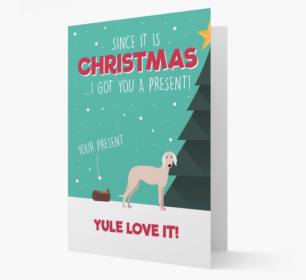 'Yule Love It' - Personalized {breedFullName} Christmas Card