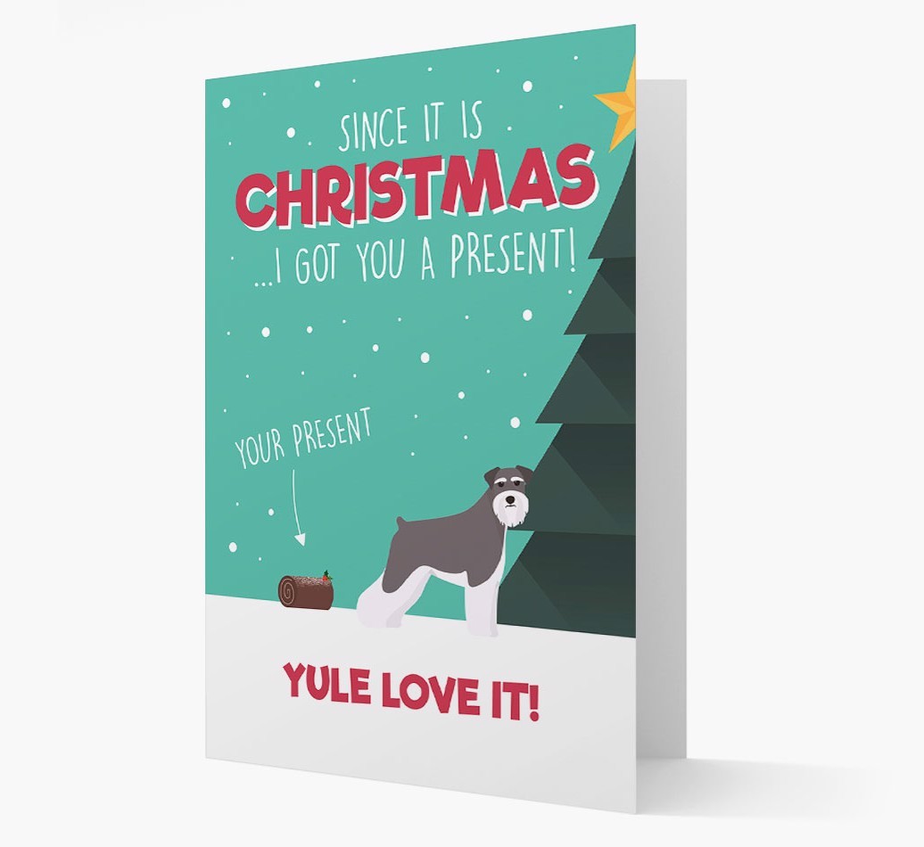 'Yule Love It' - Personalized {breedFullName} Christmas Card