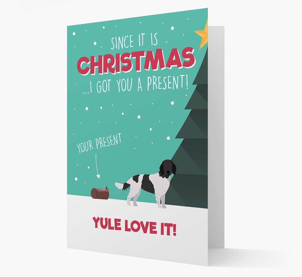 'Yule Love It' - Personalized {breedFullName} Christmas Card