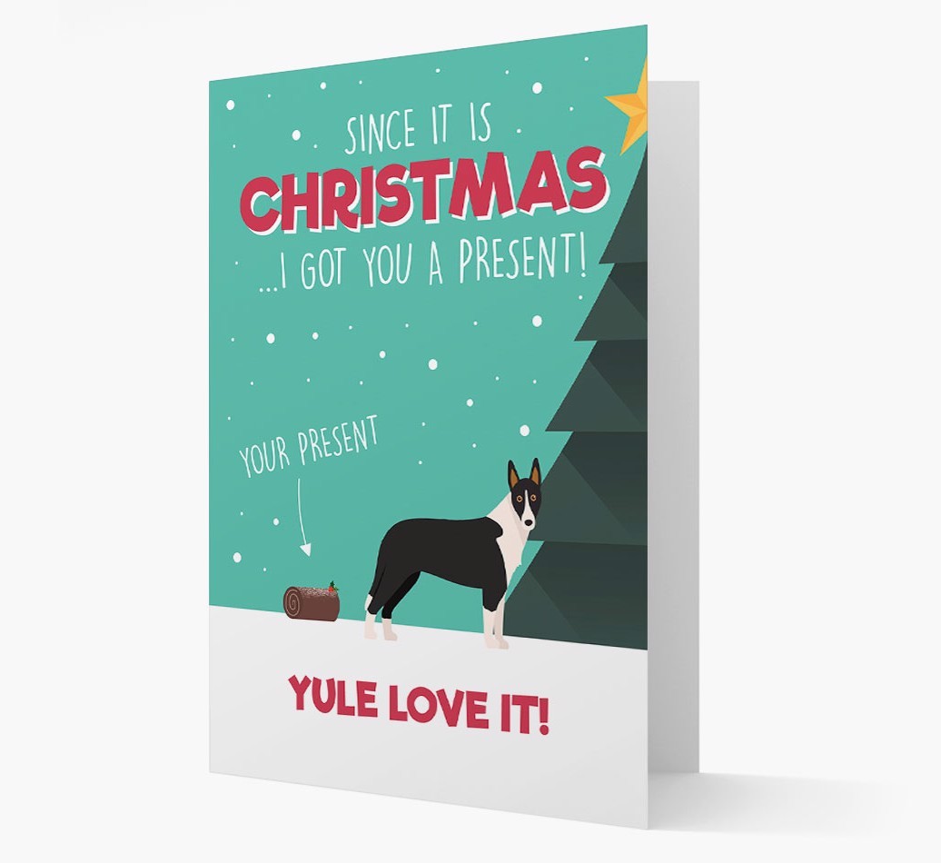 'Yule Love It' - Personalized {breedFullName} Christmas Card