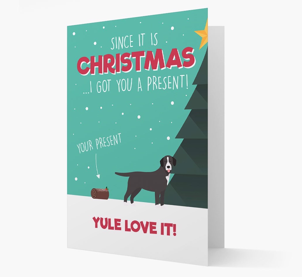'Yule Love It' - Personalized {breedFullName} Christmas Card