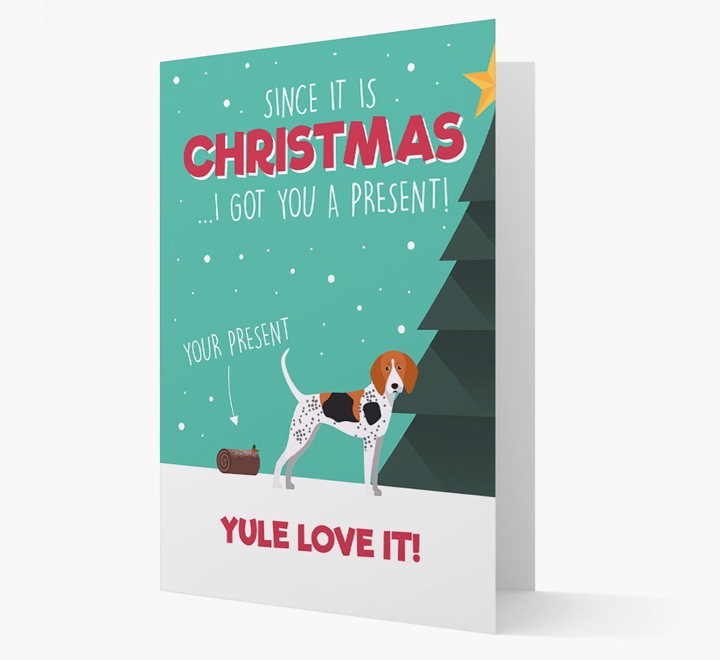'Yule Love It' - Personalized {breedFullName} Christmas Card