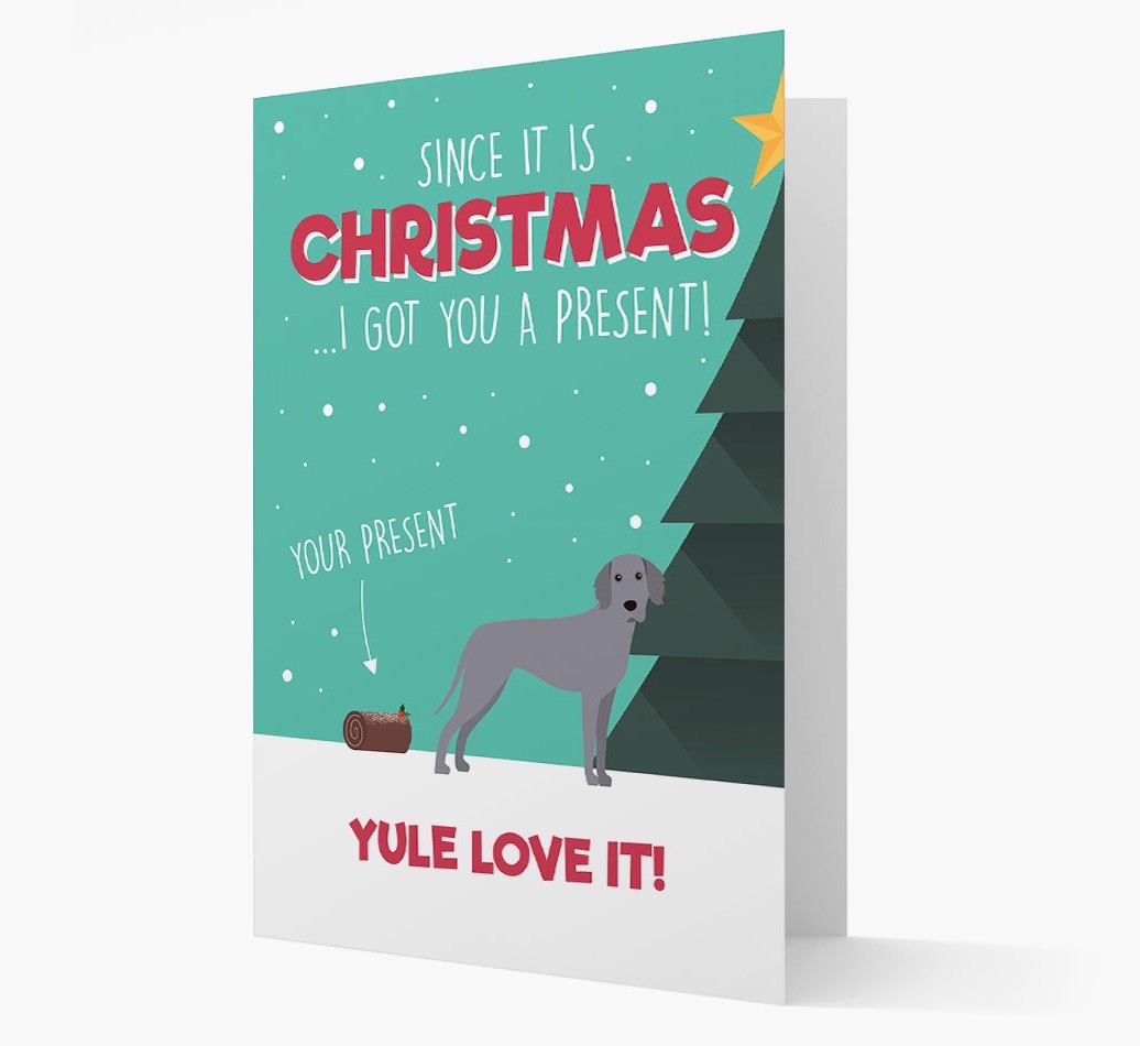 'Yule Love It' - Personalized {breedFullName} Christmas Card