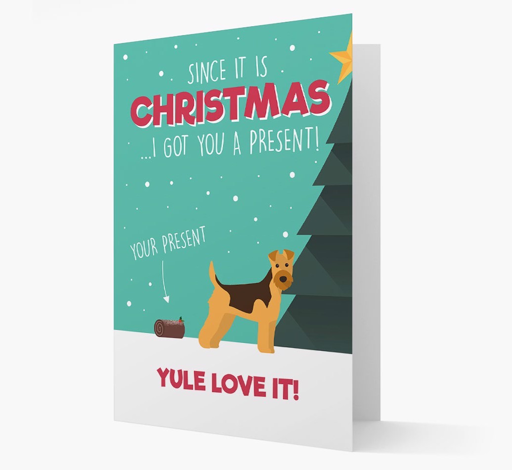 'Yule Love It' - Personalized {breedFullName} Christmas Card