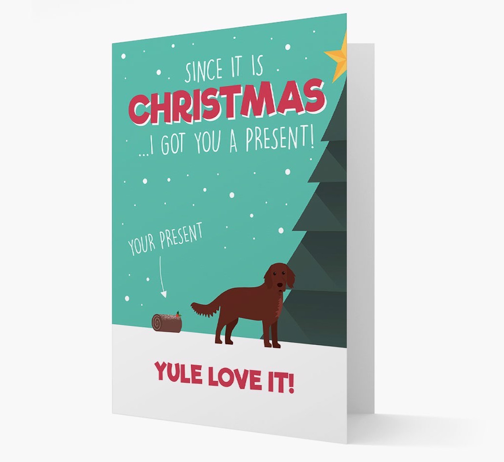 'Yule Love It' - Personalized {breedFullName} Christmas Card