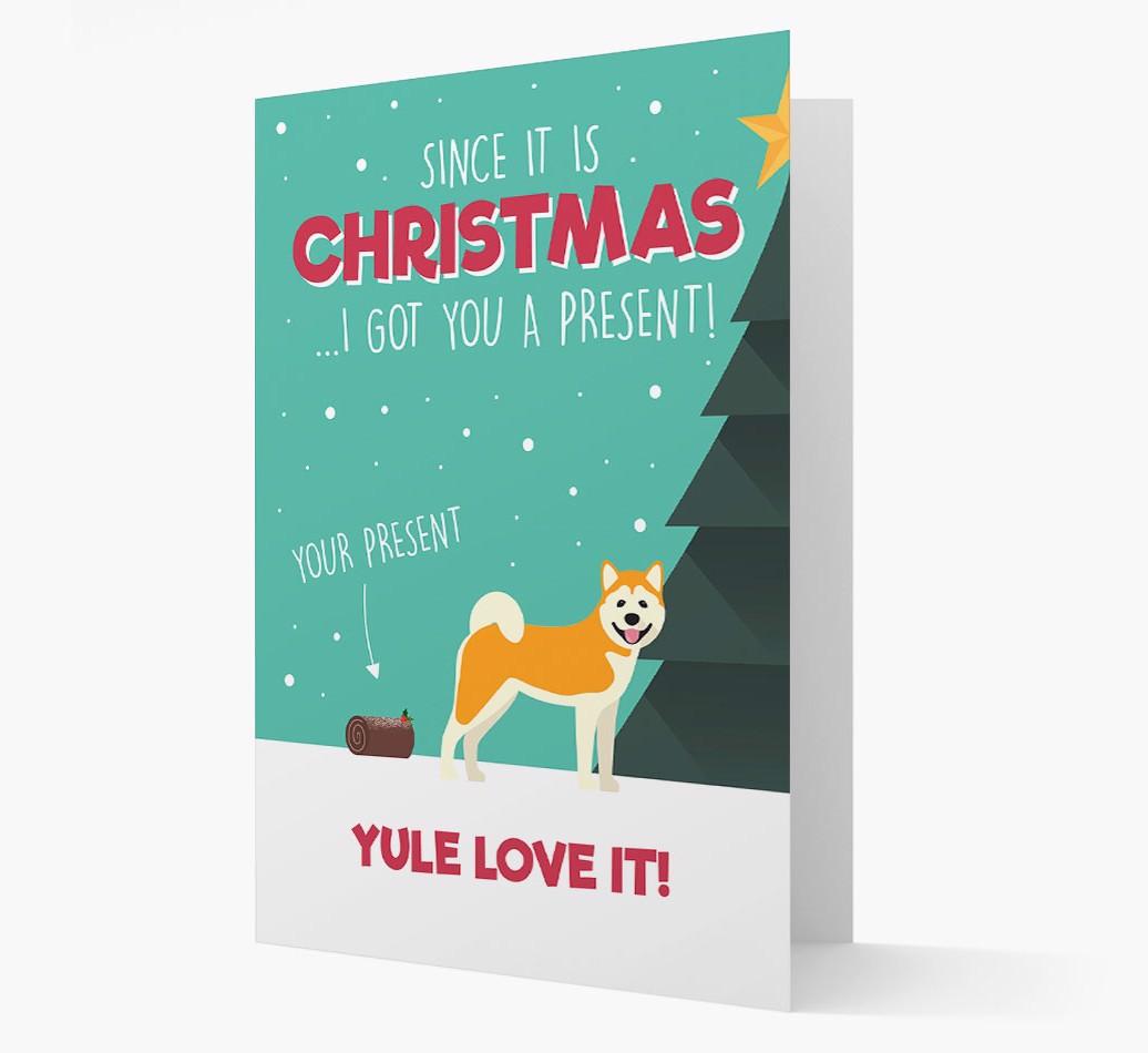 'Yule Love It' - Personalized {breedFullName} Christmas Card