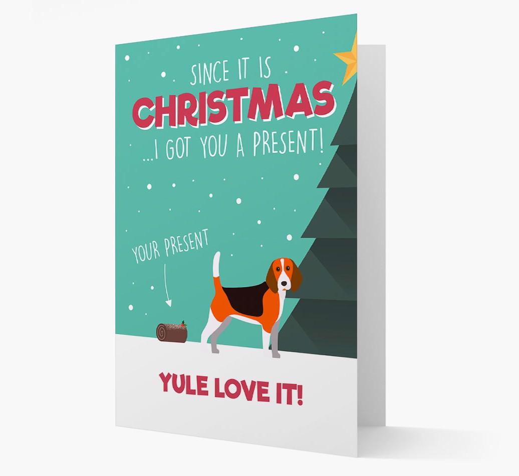 'Yule Love It' - Personalized {breedFullName} Christmas Card