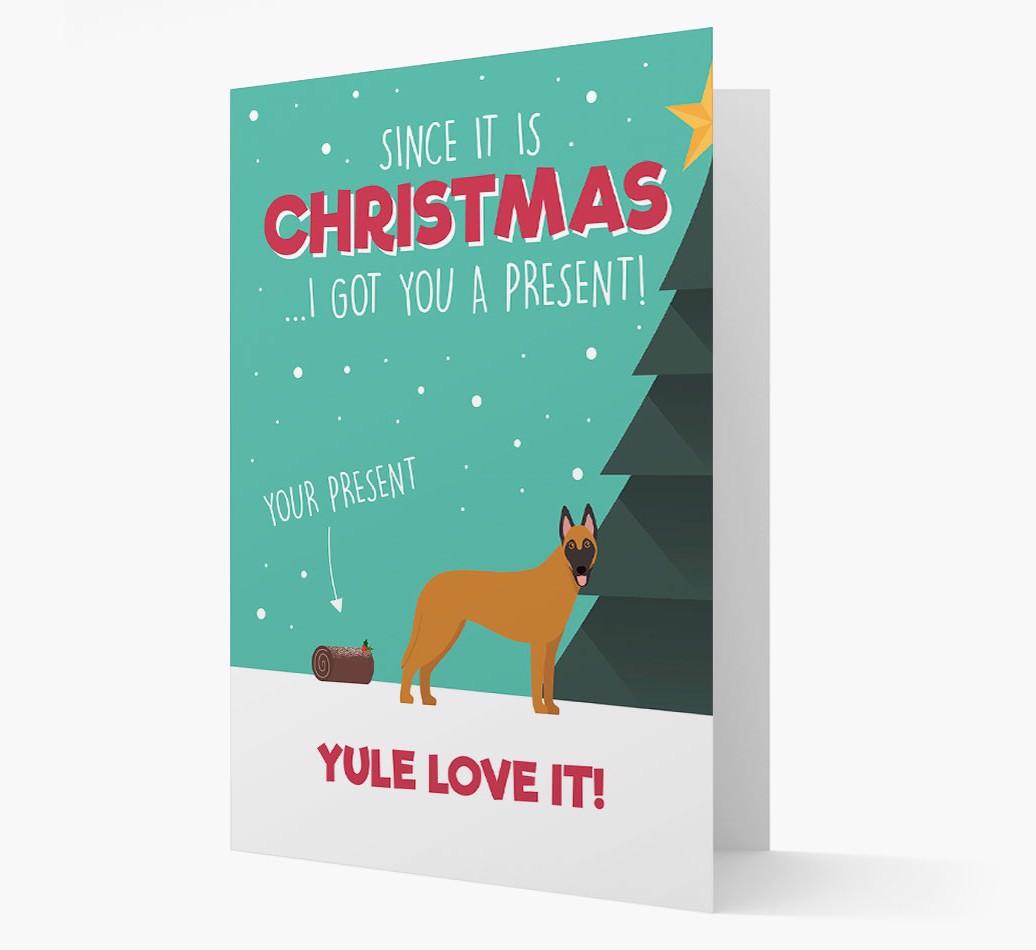 'Yule Love It' - Personalized {breedFullName} Christmas Card