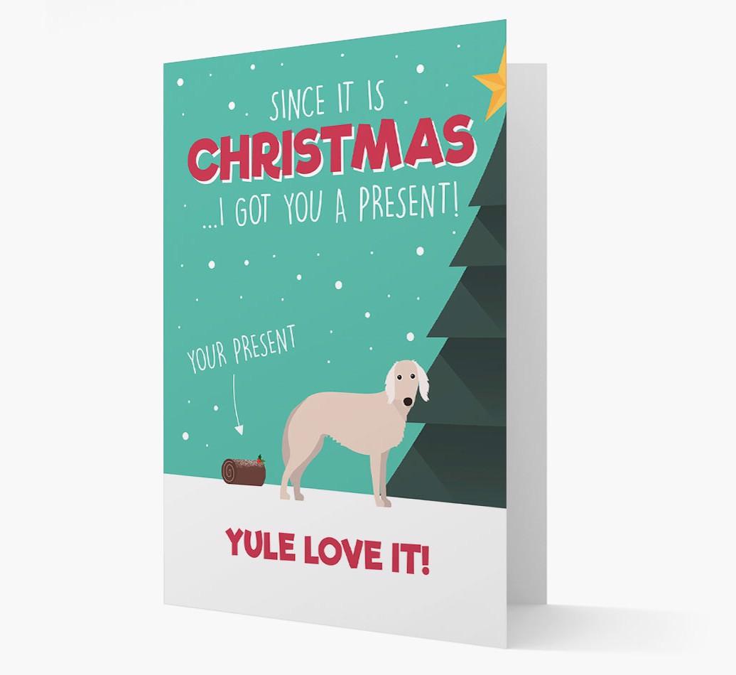 'Yule Love It' - Personalized {breedFullName} Christmas Card