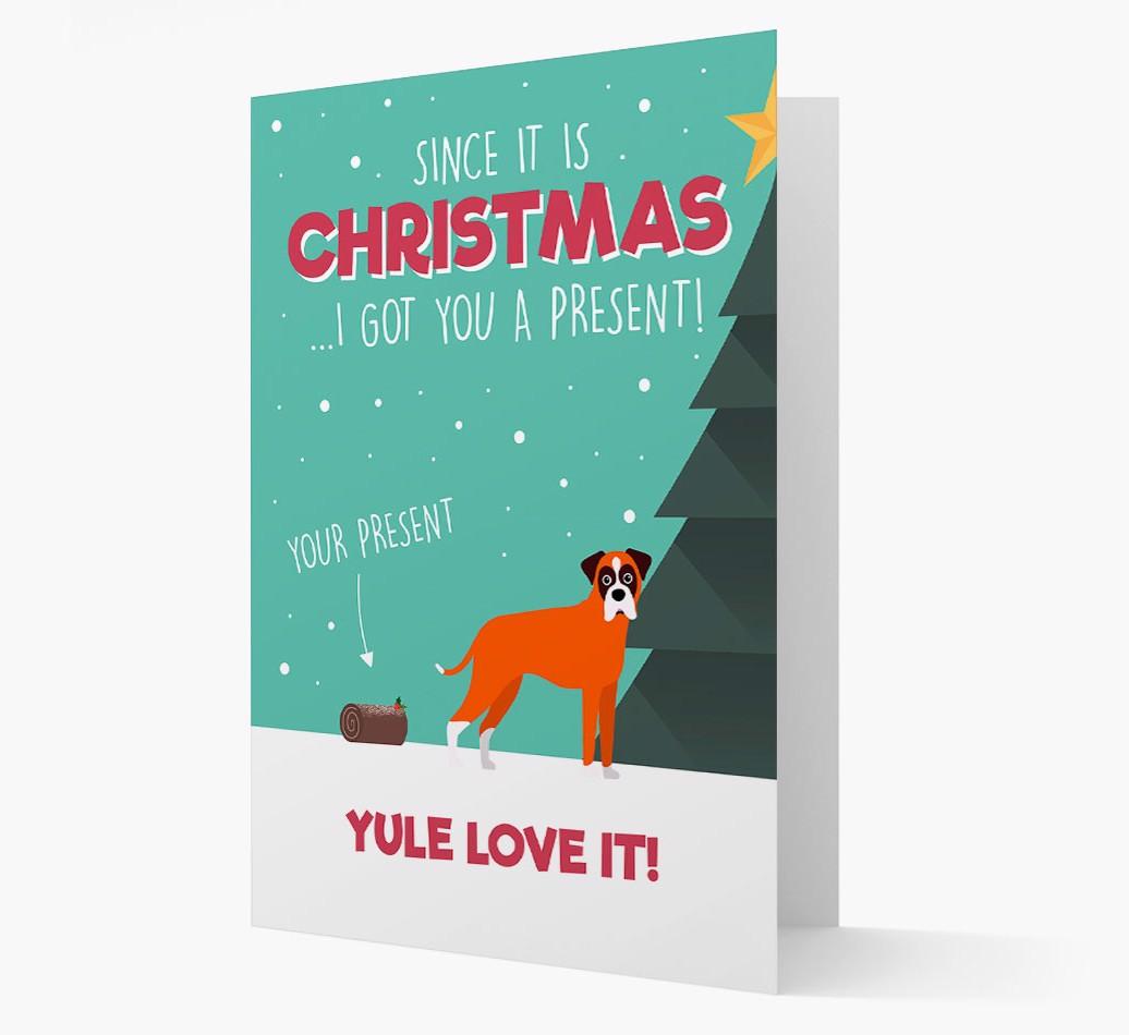 'Yule Love It' - Personalized {breedFullName} Christmas Card