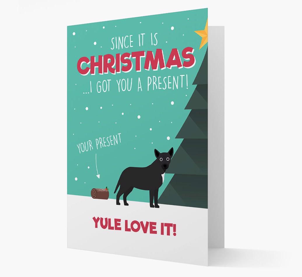 'Yule Love It' - Personalized {breedFullName} Christmas Card