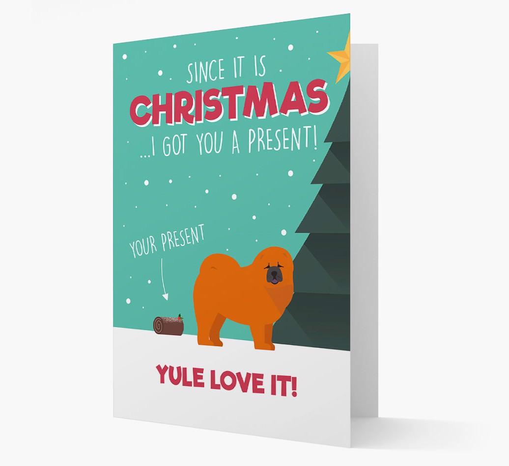 'Yule Love It' - Personalized {breedFullName} Christmas Card