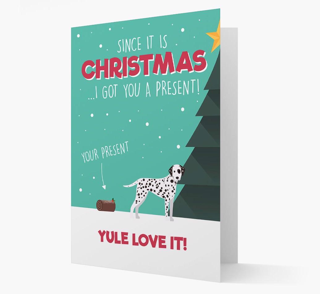 'Yule Love It' - Personalized {breedFullName} Christmas Card