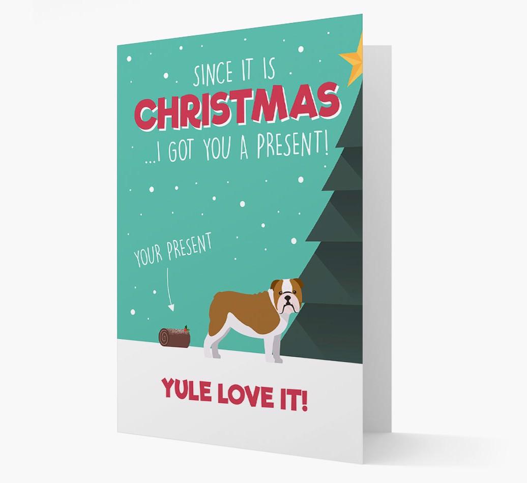 'Yule Love It' - Personalized {breedFullName} Christmas Card