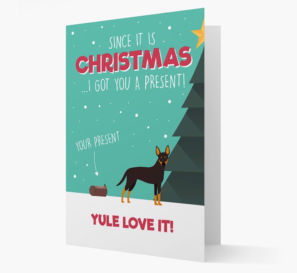 'Yule Love It' - Personalized {breedFullName} Christmas Card