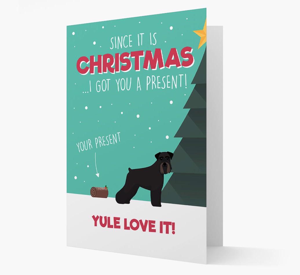 'Yule Love It' - Personalized {breedFullName} Christmas Card