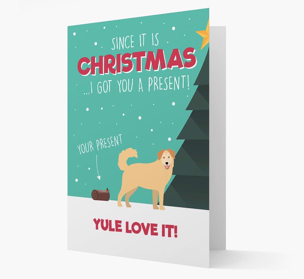 'Yule Love It' - Personalized {breedFullName} Christmas Card