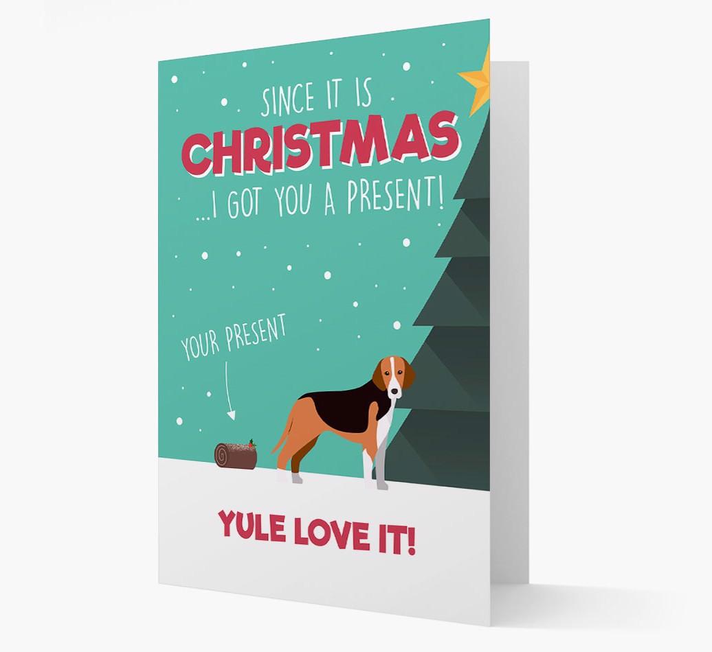 'Yule Love It' - Personalized {breedFullName} Christmas Card