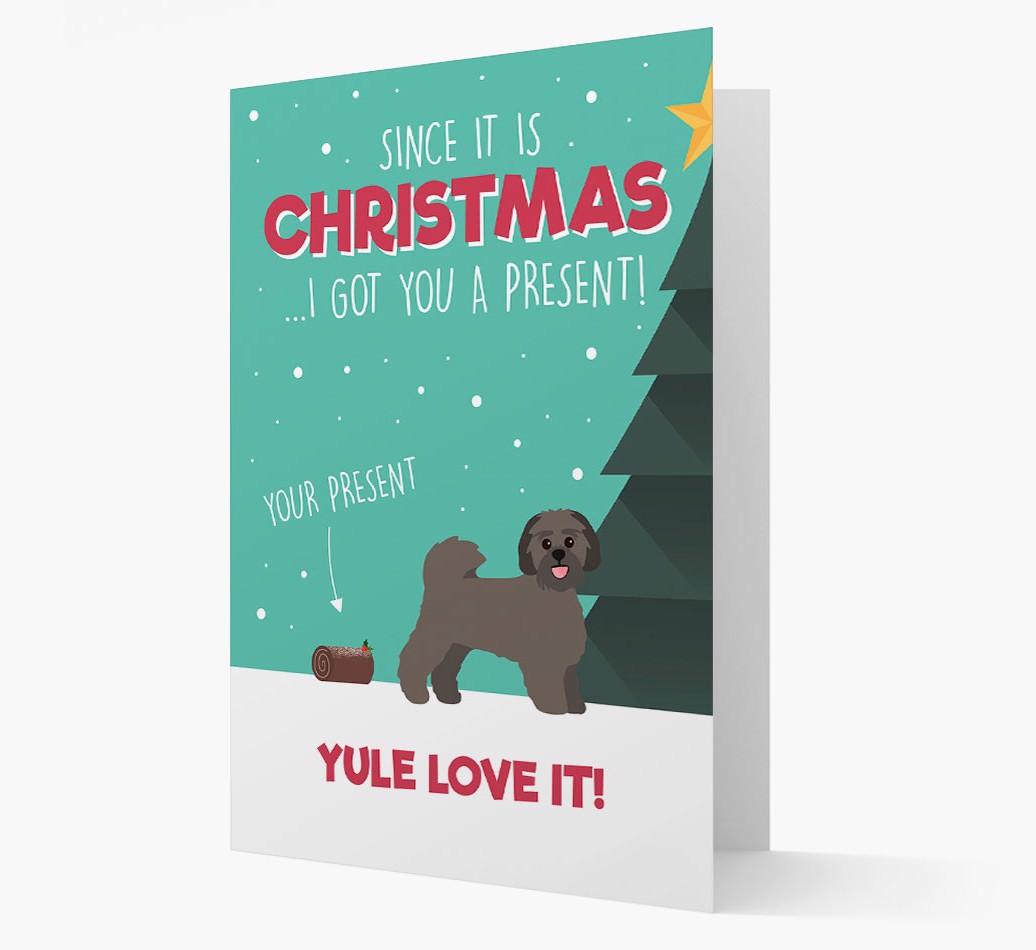 'Yule Love It' - Personalized {breedFullName} Christmas Card