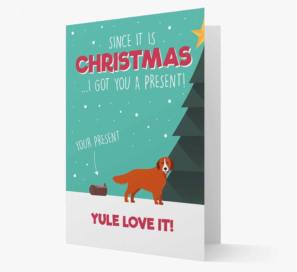 'Yule Love It' - Personalised {breedFullName} Christmas Card