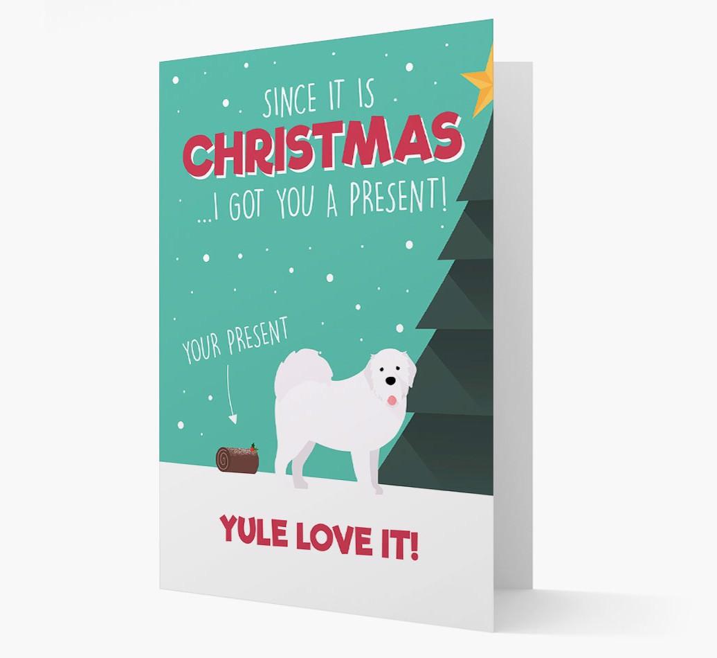 'Yule Love It' - Personalized {breedFullName} Christmas Card