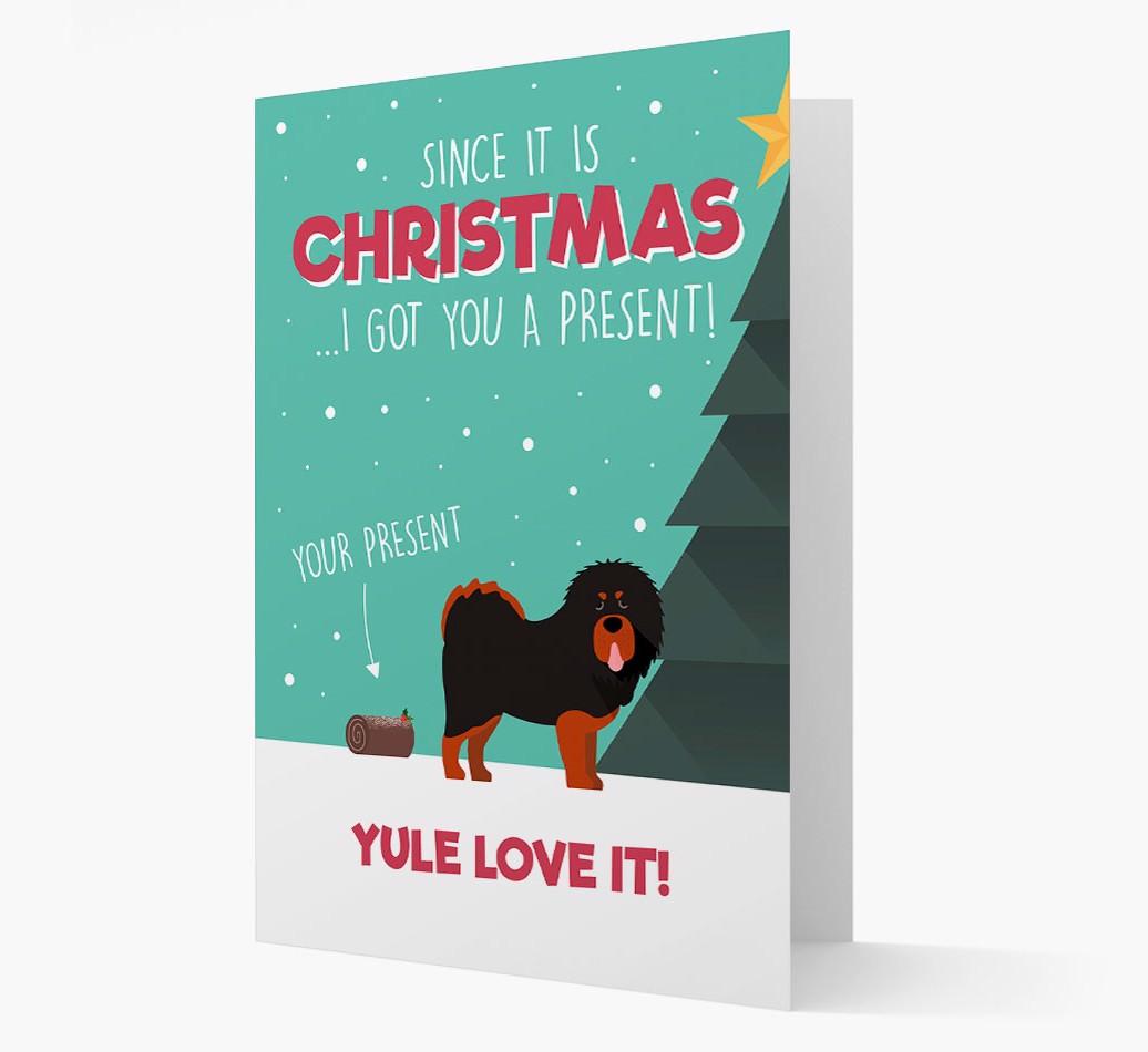 'Yule Love It' - Personalized {breedFullName} Christmas Card